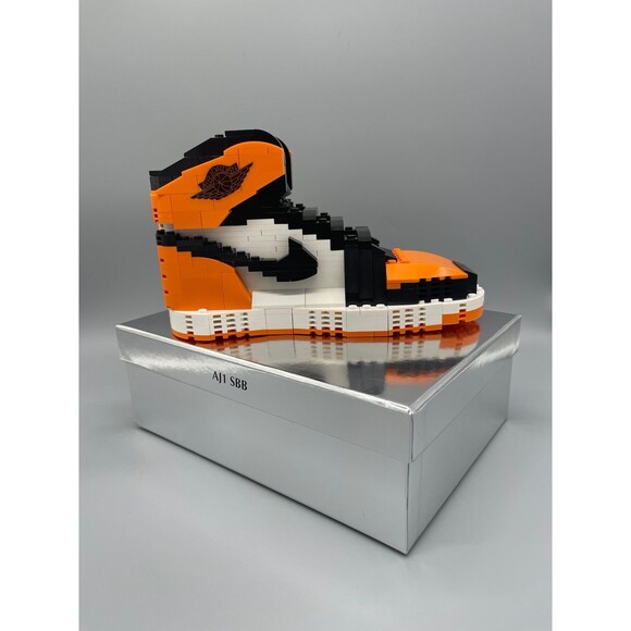 Completed Nike Air Jordan 1 Retro High ‘Shattered Backboard’ Kick Brick Set - Picture 1 of 4